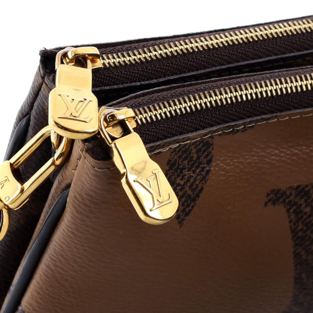 Louis Vuitton Double Zip Pochette Reverse Monogram Giant - Picture 6 of 6